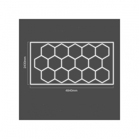 Set lumini LED HEXAGONALE [2]