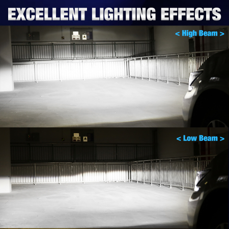 Set becuri  mini LED E4P H4, 12V, 50W,15000lm, 6500K, Canbus [4]