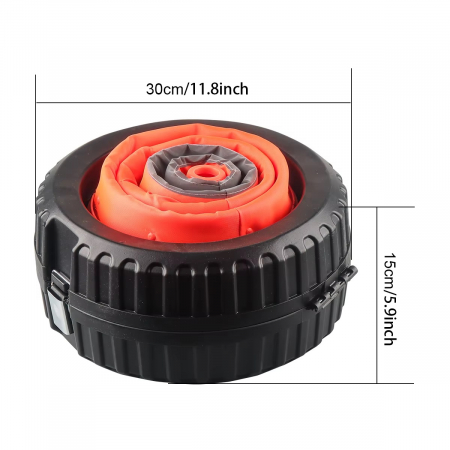 Set multifuncțional de urgență cu lumină de avertizare tip geantă-gumă - 11 piese [1]