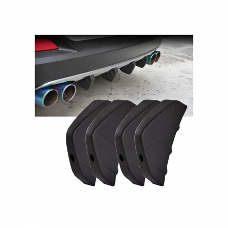 Tunning Auto - Set ornament splitter pentru bara spate culoare Negru