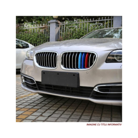 BMW - Set ornamente dungi grila fata auto compatibile BMW Seria 5 facelift F10 F11 2014-2017