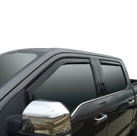 Set  Paravanturi auto de vant pentru geamuri fata si spate pentru FORD F150 SuperCrew / Crew Cab 4 usi 2015-2024 [2]