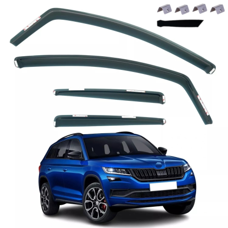 Paravanturi - Set Paravanturi auto geamuri față și spate, pentru SKODA KODIAQ 2017-2023
