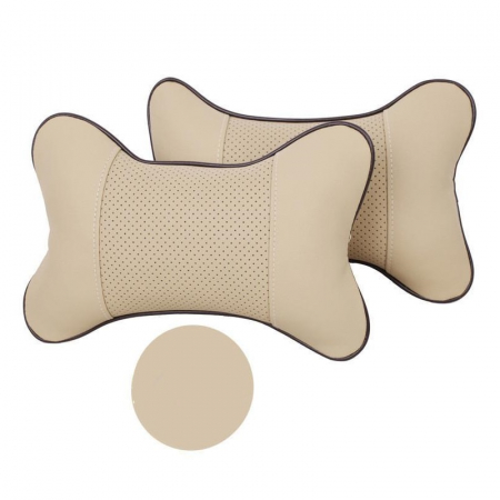 Set Perne tetiere auto pentru sustinere gat din piele ecologica 2 bucati [1]