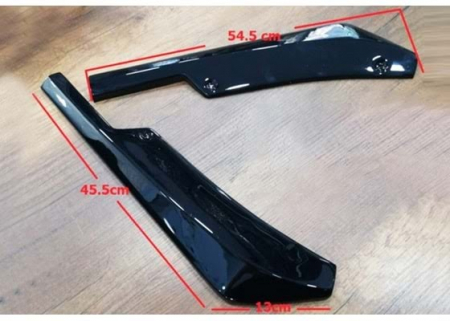 Set prelungire coltar bara premium /  negru lucios [3]