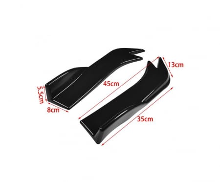 Set prelungire coltar bara spate culoare Negru Lucios [2]