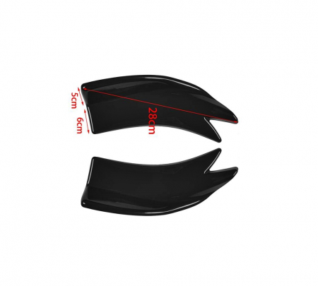 Set prelungire coltar bara spate culoare Negru Lucios [2]