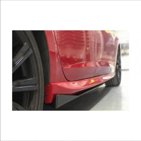 Set prelungiri ornament praguri laterale tuning / Lungime: 74,5 cm / Culoare: negru lucios [1]