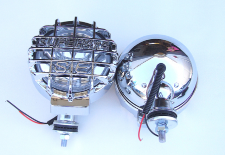 Set Proiectoare de Ceață Universale - Metalice, cu Grilaj, H3, 12V, 55W, Diametru 16,8 cm [2]
