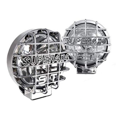 Proiectoare, lampi si leduri - Set Proiectoare de Ceață Universale - Metalice, cu Grilaj, H3, 12V, 55W, Diametru 16,8 cm