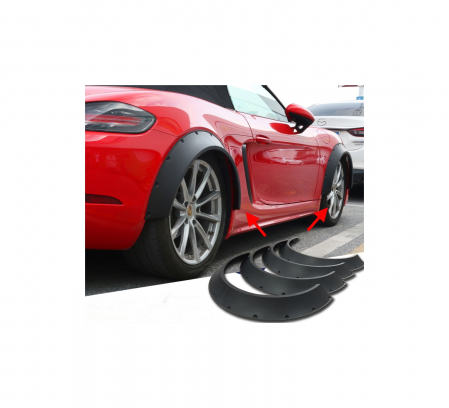 Set protectie aripa universal Overfender culoare Negru Mat [2]