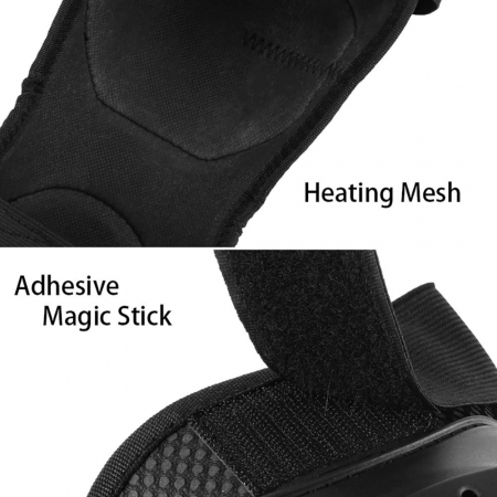 Set protectii de Genunchi/Coate pentru motocicleta – negru [2]