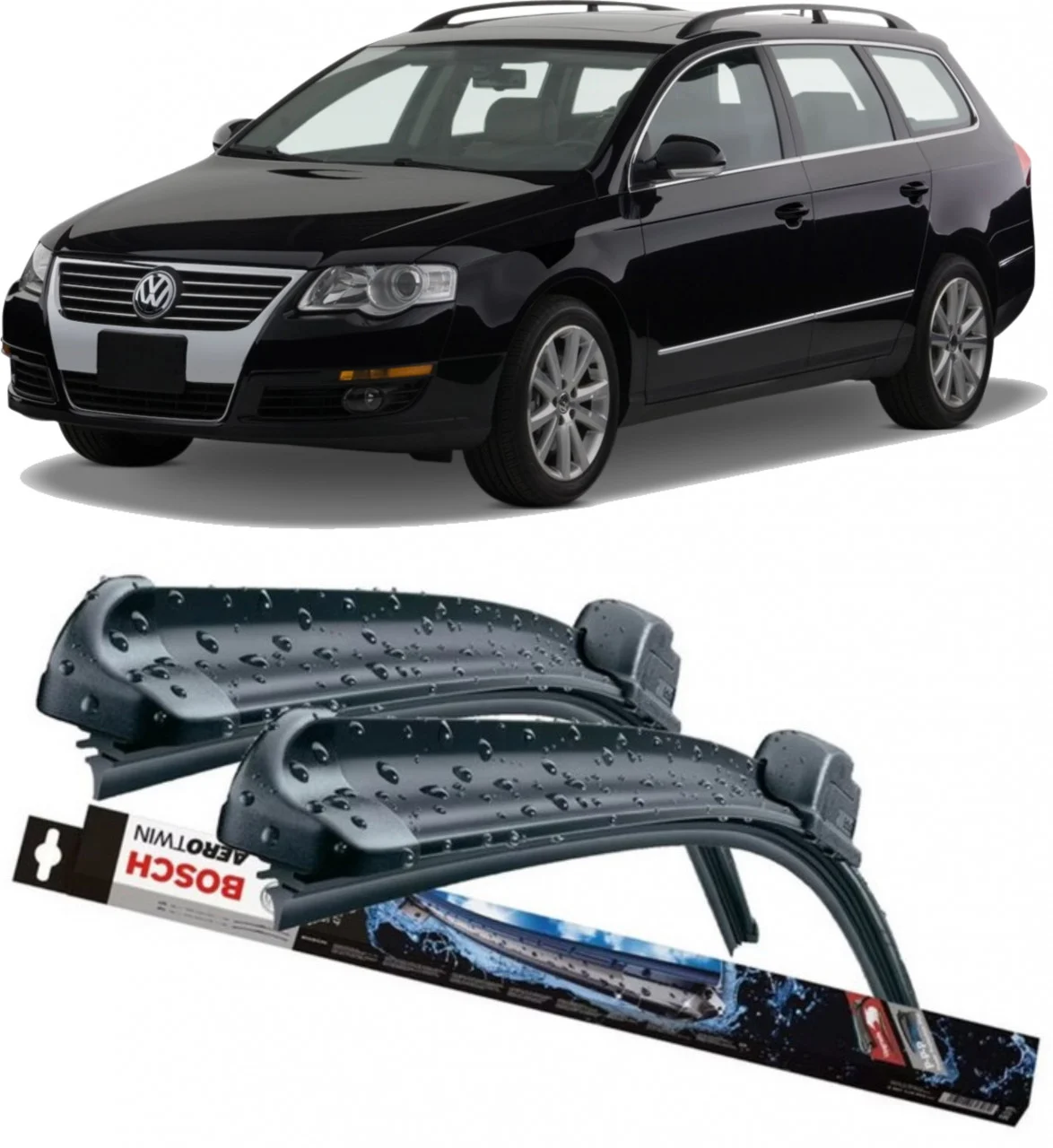 Stergatoare auto - Set stergatoare parbriz  Volkswagen PASSAT B6 Variant (3C5) (2005-2010) Bosch Aerotwin 600/475mm