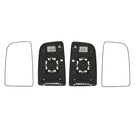 Alte accesorii - Set Sticla Pentru Oglinda Laterala, Stanga si Dreapta Mercedes Sprinter W906 2006 - 2018, Mare Partea, Cu Incalzire