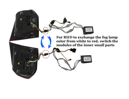 Set stopuri GTI FULL LED pentru Volkswagen Golf 6 VI MK6 Hatchback 2008-2013, GTI R20, semnalizare dinamica, Rosu [9]