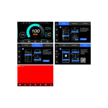 Sistem camera DVR motocicleta cu ecran 5 inch si camera fata spate [6]