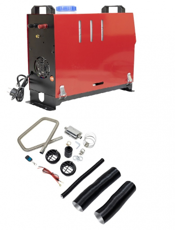 Produse sezon iarna - Sistem de incalzire  Sirocou auto stationara  Diesel 5kW 12V/24V, 230V, 10 niveluri de putere