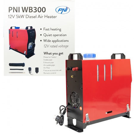 Sistem de incalzire  Sirocou auto stationara  Diesel 5kW 12V/24V, 230V, 10 niveluri de putere [4]