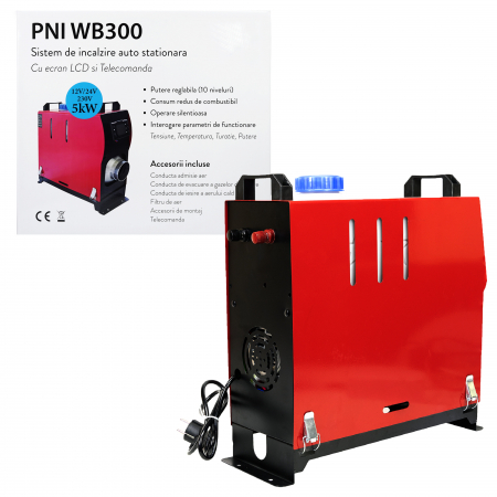 Sistem de incalzire auto stationara PNI WB300 Diesel 5kW 12V, 24V, 230V, 10 niveluri de putere sirocou [10]