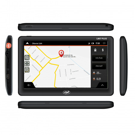 Sistem de navigatie GPS PNI L807 PLUS ecran 7 inch, 800 MHz, 256MB DDR, 8GB memorie interna, cu parasolar inclus [5]