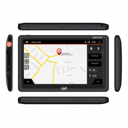 Sistem de navigatie GPS PNI L807 PLUS ecran 7 inch, 800 MHz, 256MB DDR, 8GB memorie interna, FM transmitter [5]