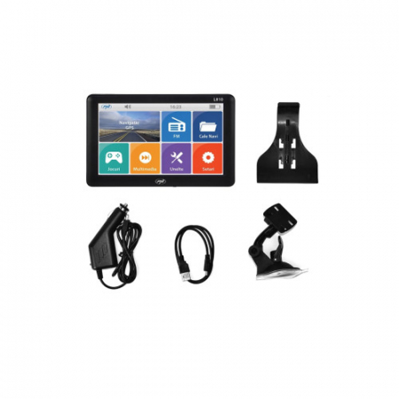 Sistem de navigatie gps pni l810 ecran 7 inch, 800 mhz, 256mb ddr, 8gb memorie interna, fm transmitter [5]