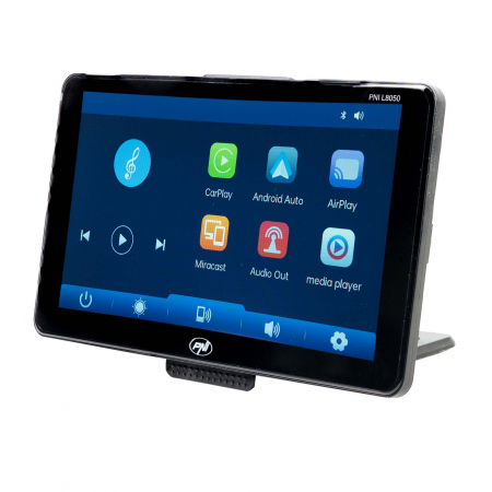 Sistem multimedia auto PNI L8050 cu ecran de 7 inch, Apple Carplay si Android Auto, Android/iPhone mirroring, FM transmitter, camera video mers inapoi inclusa [6]