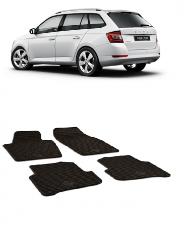 Skoda - Set covorase cauciuc dedicate SKODA FABIA III (2014-2018)