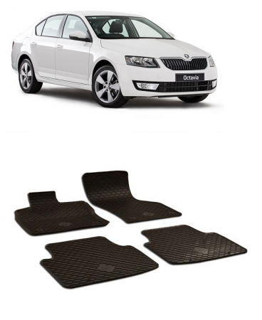 Skoda - Set covorase cauciuc dedicate SKODA OCTAVIA III (2013-2019)