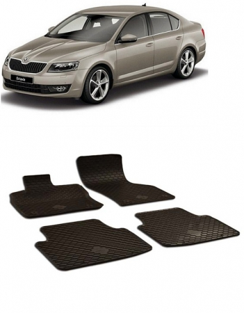 Skoda - Set covorase cauciuc dedicate Skoda Octavia III (2013-2019)