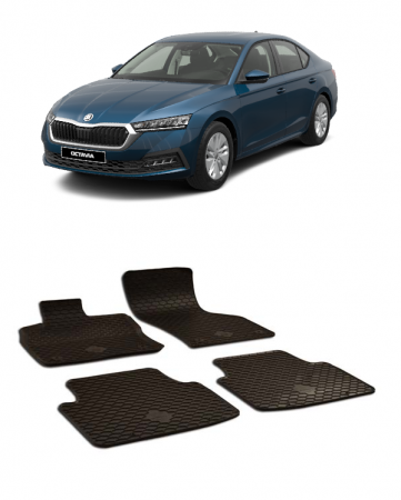 Skoda - Set covorase cauciuc dedicate SKODA OCTAVIA IV (INCLUSIV HYBRID) (2020-2022)