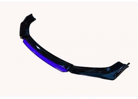 Tunning Auto - Spoiler / prelungire bara fata universala / Culoare: negru+albastru Cod: SP1005-3