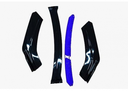 Spoiler / prelungire bara fata universala / Culoare: negru+albastru Cod: SP1005-3 [1]