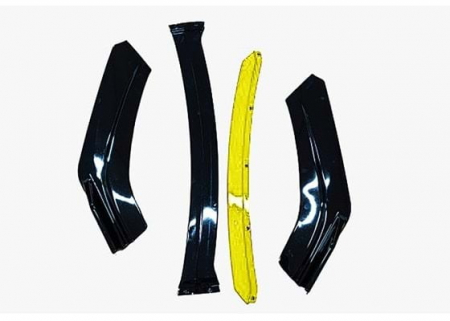 Spoiler / prelungire bara fata universala / Culoare: negru+galben Cod: SP1005-2 [1]