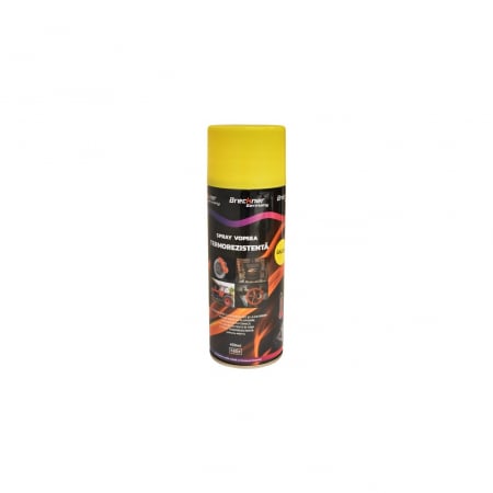 Vopseluri auto - Spray vopsea GALBEN rezistent termic pentru etriere 450ml Cod: BK83116