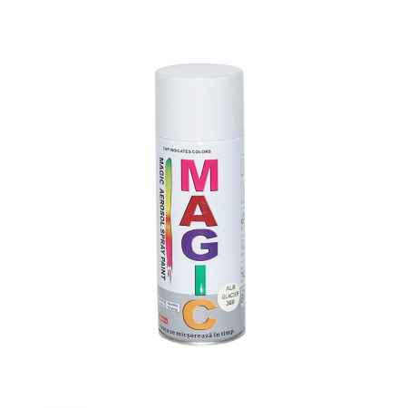 Vopseluri auto - Spray vopsea MAGIC ALB GLACIAR 400ml Cod:369