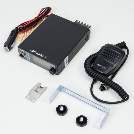 Statie radio CB CRT Alpha N ASQ, 4W, NRC, Echo, RF Gain, Roger Beep, display color, 12V-24V [3]