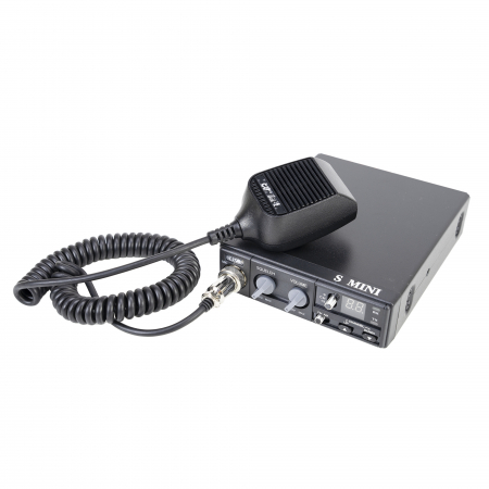 Statie radio CB CRT S Mini Dual Voltage, 12/24V, 4W, cu ASQ, AM-FM [6]