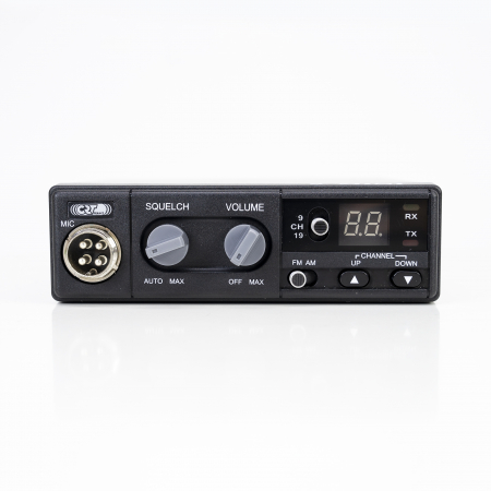 Statie radio CB CRT S Mini Dual Voltage, 12/24V, 4W, cu ASQ, AM-FM [3]