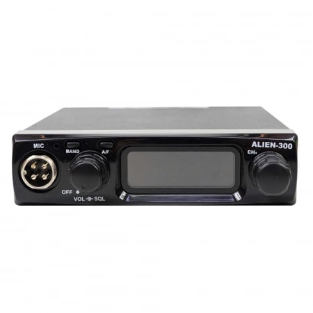Statie radio CB Moonraker Alien-300 40CH, AM/FM, 4W, 12V, negru [2]