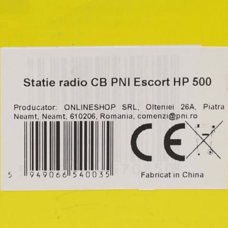 Statie radio CB Moonraker FA5000 40CH, AM/FM, 4W, 12-24V [2]