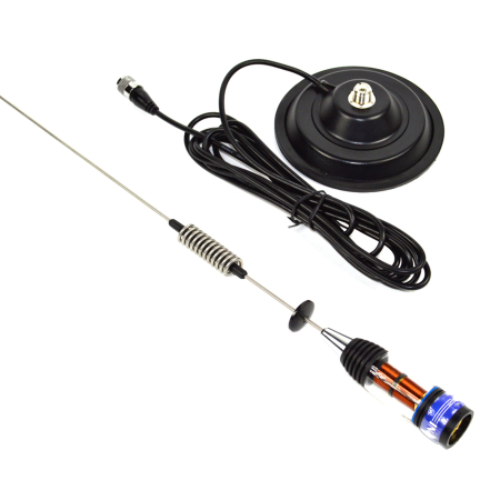Statie radio CB PNI Escort HP 5500 cu antena CB PNI ML70, 70cm, cu baza magnetica 145mm inclusa [1]