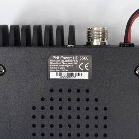 Statie radio CB PNI Escort HP 5500, multistandard, 4W, AM-FM, 12V/24V, ASQ, RF Gain, mufa de bricheta inclusa [7]