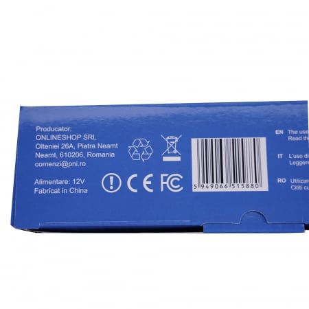 Statie radio CB PNI Escort HP 6500, multistandard, 4W, AM-FM, 12V, ASQ, RF Gain, mufa de bricheta inclusa AM/FM comutati doar in banda EU [1]