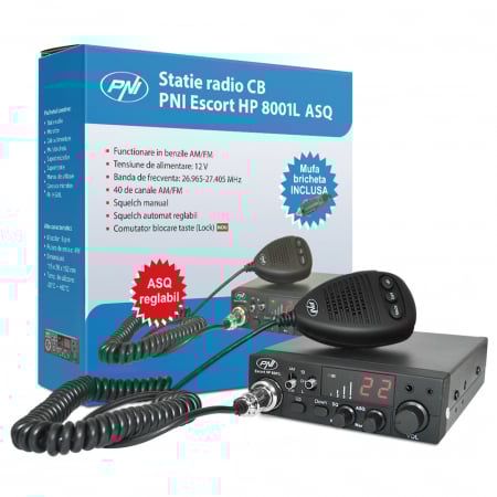 Statie radio CB PNI Escort HP 8001L ASQ include casti cu microfon HS81L [10]