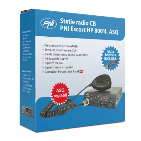 Statie radio CB PNI Escort HP 8001L ASQ include casti cu microfon HS81L [9]