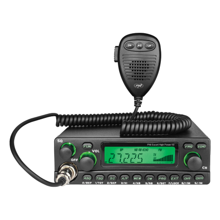 Statie  Radio - Statie radio CB si radioamatori PNI Escort High Power 60 multistandard, 60W FM/AM, 12V, ASQ, RF Gain