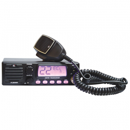Electronice si electrice auto - Statie radio CB TTi TCB-900 alimentare 12-24V cu difuzor frontal, AM-FM, 12V-24V, 4W, Scan, ASQ, Lock