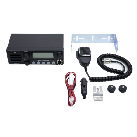 Statie radio CB TTi TCB-900 alimentare 12-24V cu difuzor frontal, AM-FM, 12V-24V, 4W, Scan, ASQ, Lock [4]