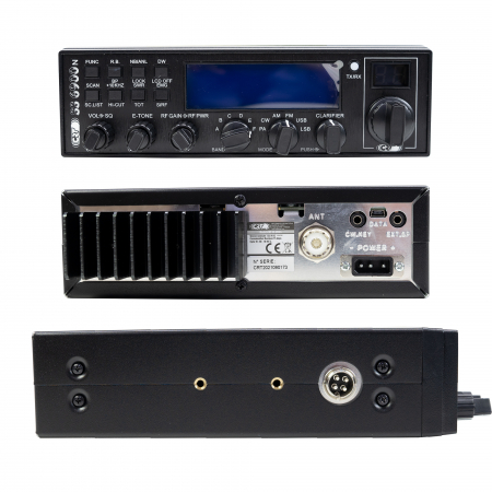 Statie radioamatori CRT SS 6900 VOX CB, AM, FM, USB, SSB, CW, PA, 28-29.7Mhz, ASQ, RF Gain, Roger Beep, 12V, programabil [3]